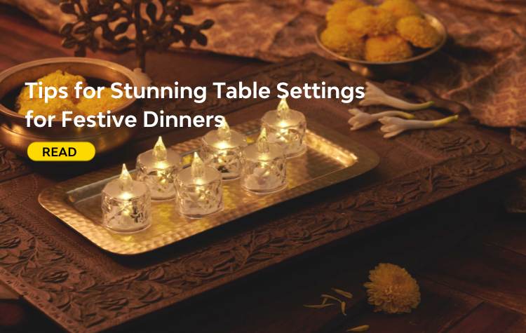 Festive table setting decor inspo