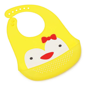 Baby Waterproof Silicone Bib with Pocket | Set of 2