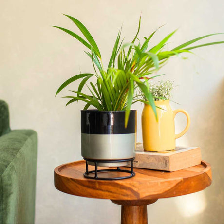 Dual Tone Metal Planter