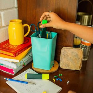 Square Metal Storage Jar