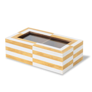 Striped Pattern Decorative Storage Box