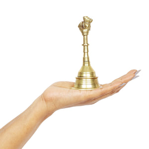 Nandi Brass Prayer Bell | Pure Brass