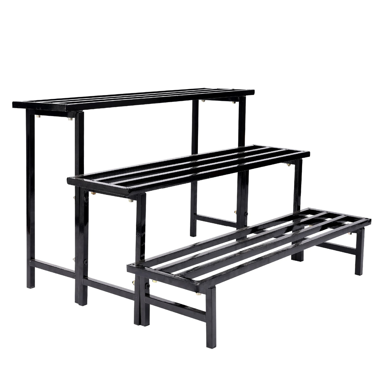 3-Tier Heavy Duty Metal Tube Plant Stand