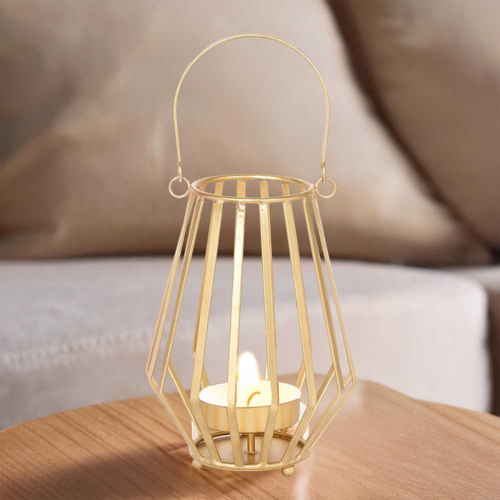 Golden hanging lantern