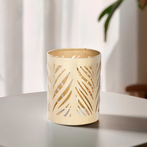 Golden candle holder