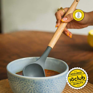 silicone ladle for serving soup and curry