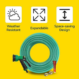 PVC Super Braided Hose Pipe with Connector & Clamps