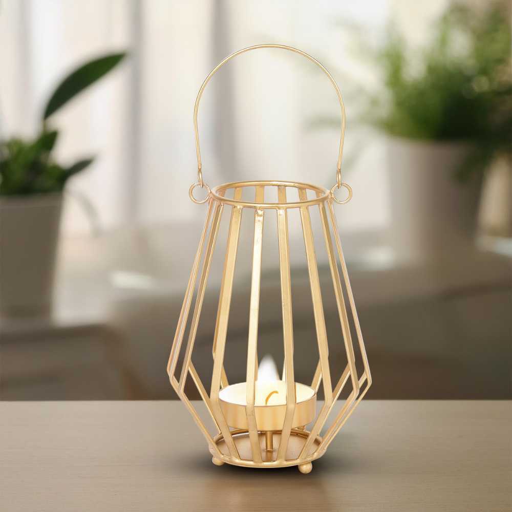 Golden hanging lamp