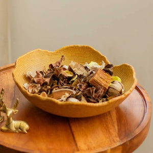 Rustic Edge Serving Bowl