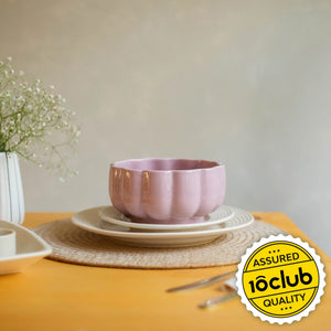 Scalloped Ceramic Serving Bowl | 900 ml