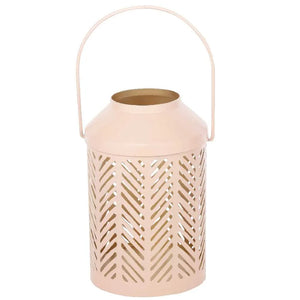 Jaali Leaf Metal Lantern