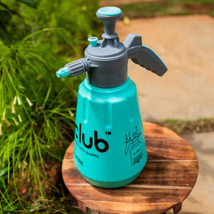 Blue colour spray pump for gardening