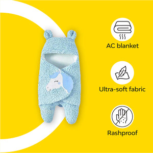 AC blanket for babies with velcro lock