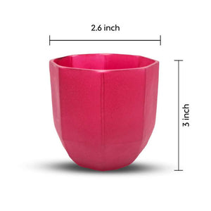 3 inch candle holder red