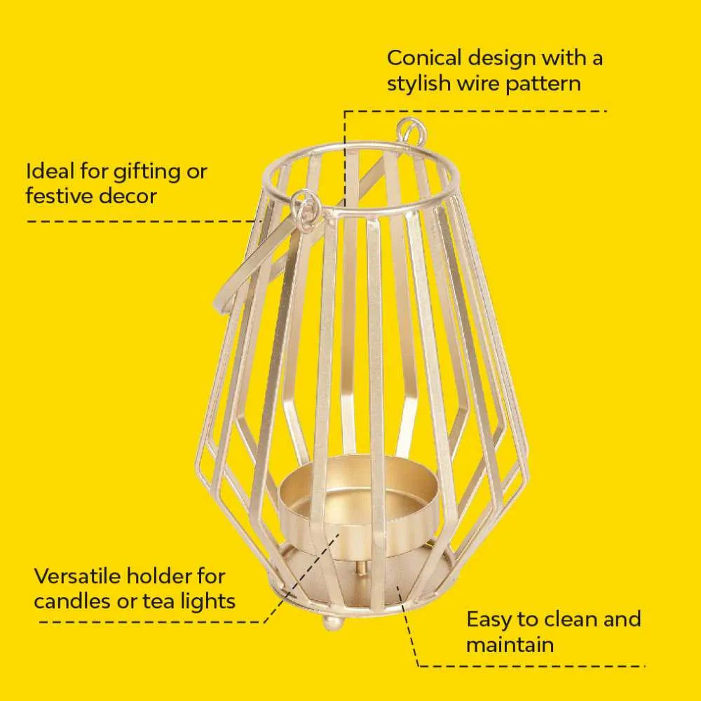 Conical Wire Lantern