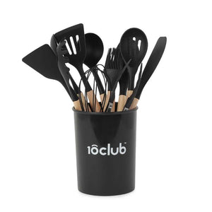 12 piece - Heat Resistant Silicone Spatula Set