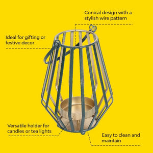 Conical Wire Lantern