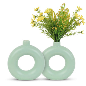 Ceramic Donut Vase | Set of 2