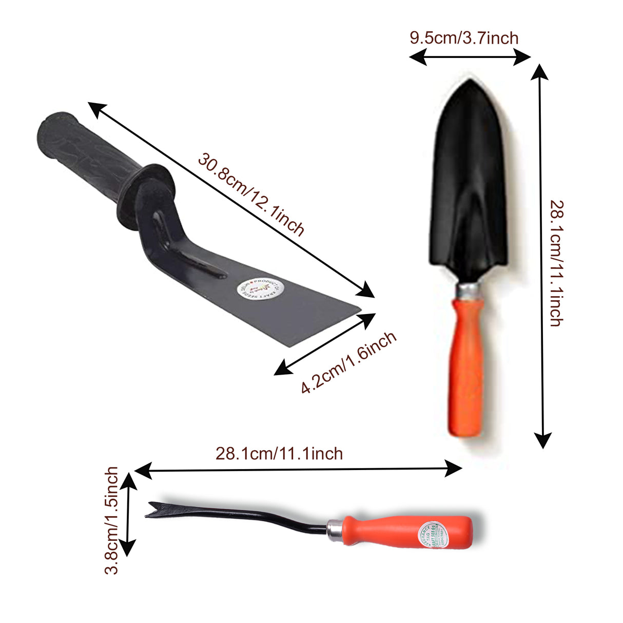 Khurpi, weeder and trowel combo for garden