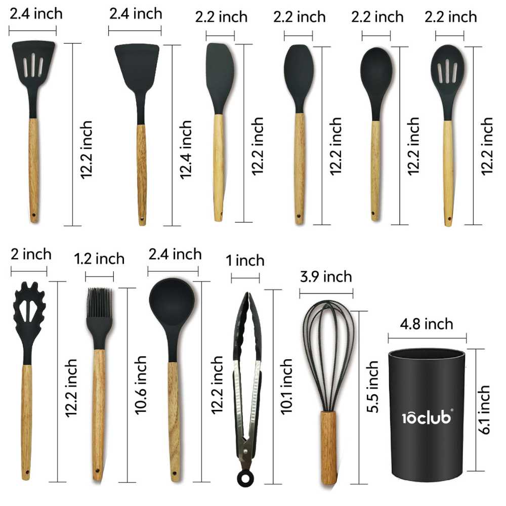 black spatula set piece names