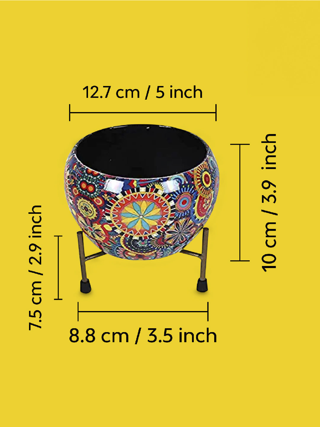 Colourful design plant stand