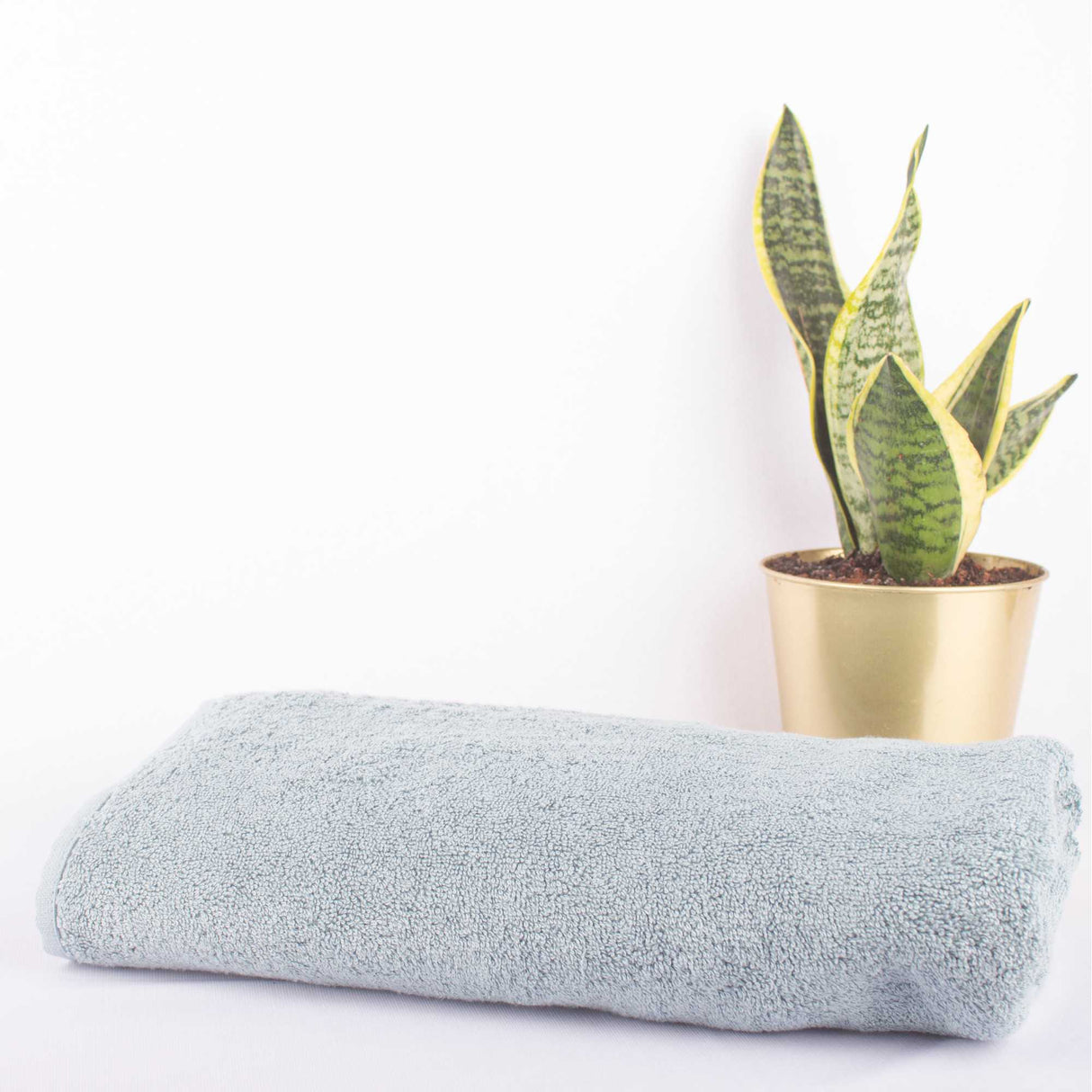 light blue bamboo bath towel