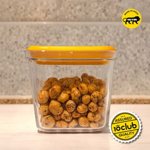 Plastic jar for snacks storage 