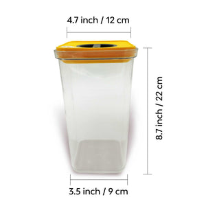 Size of plastic storage box 