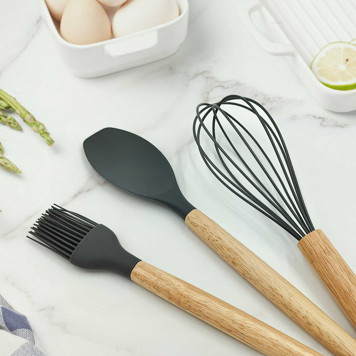 set of 3 spatula set for baking