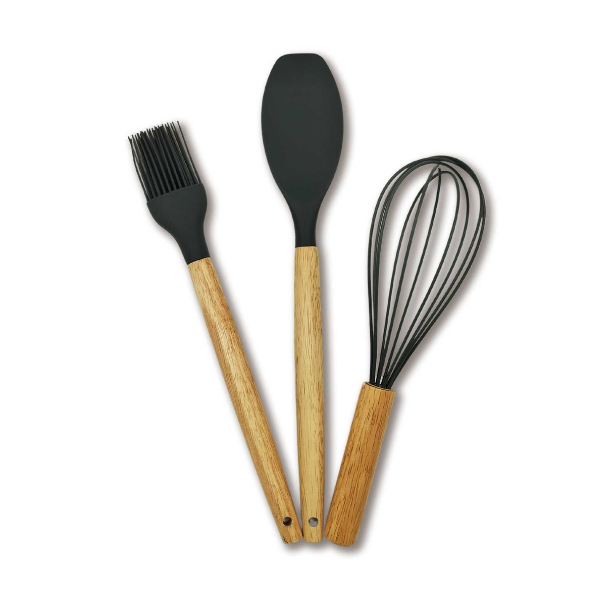 brush, spatula and whisk for baking 