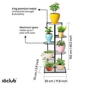 6-Tier Metal Plant Stand