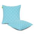 Light blue soft cushion covers