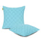 Light blue soft cushion covers