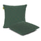 Dark green cushion cover set of 2