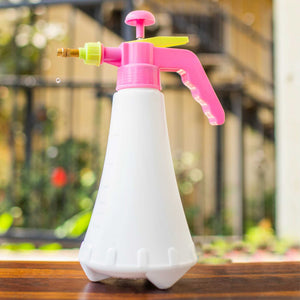 Pink and white spray pump