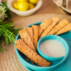 Round Chip and Dip Platter