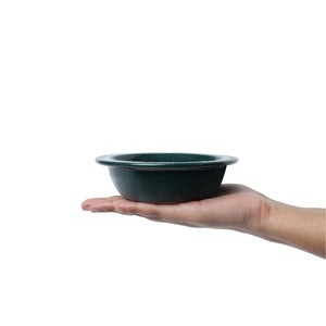 Green ceramic bowl size