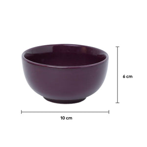 Bowl size made of ceramic