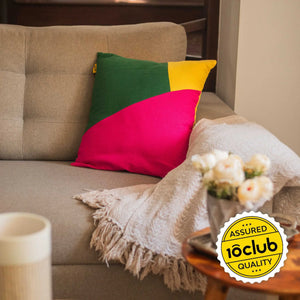 Multi-Colour Geometric Cushion Cover | Single