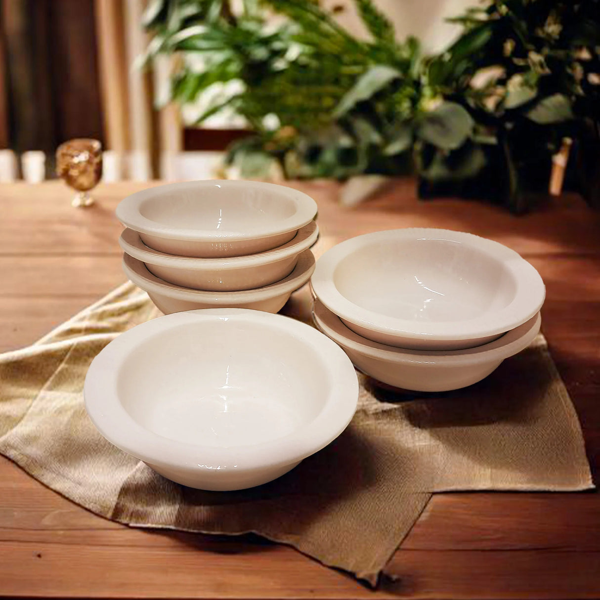 Classic Ceramic Serving Bowl | Set of 6