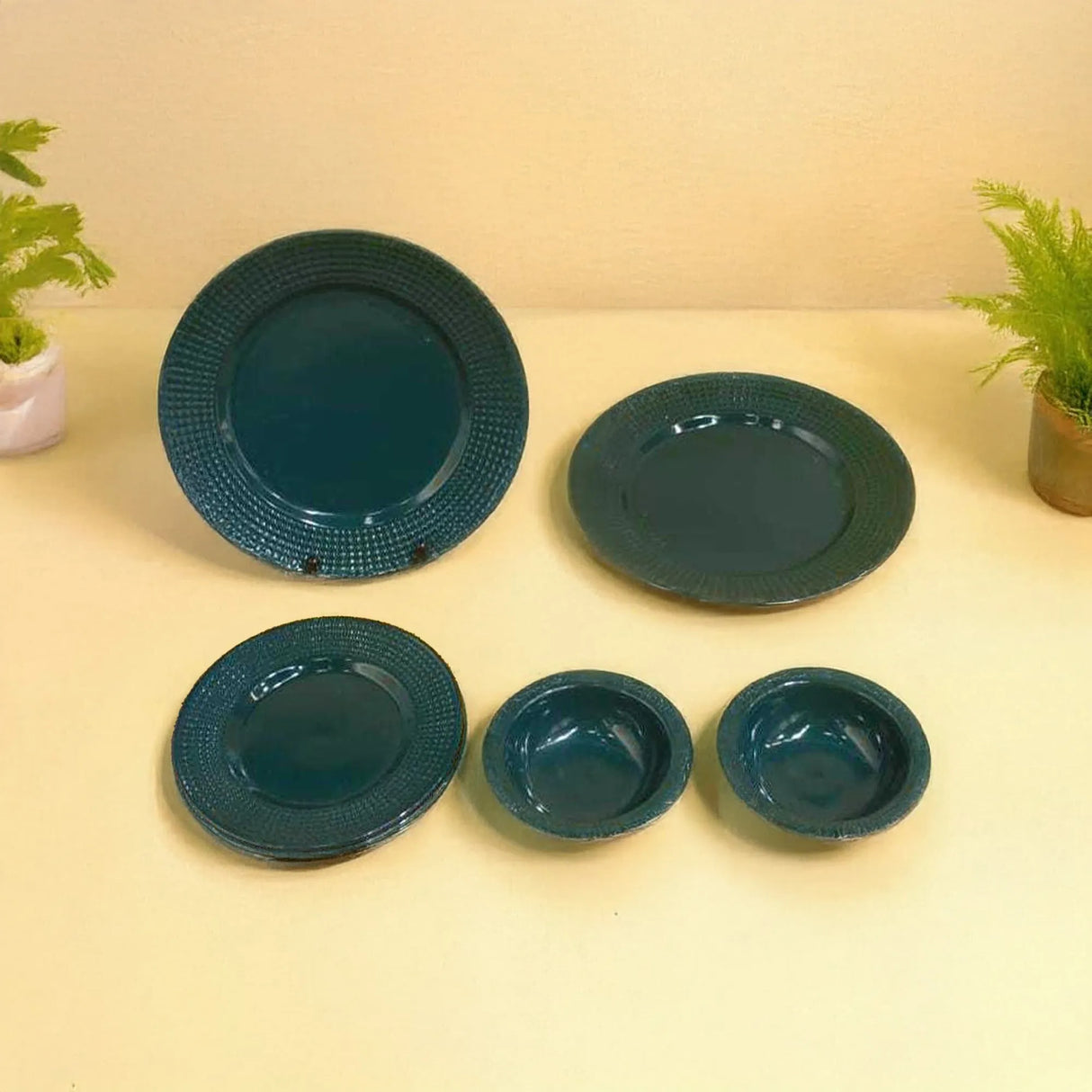 Classic Ceramic Dinning Set | Set of 6