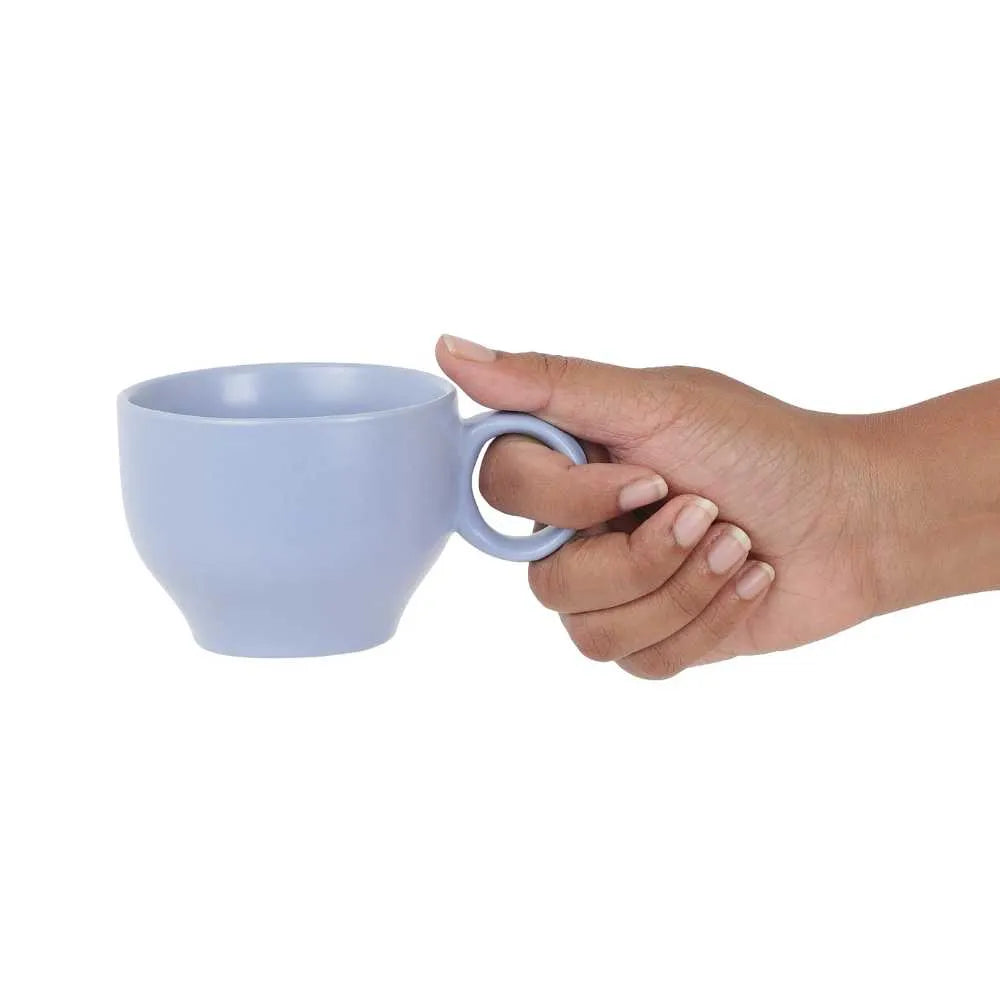 Ring Handle Ceramic Cup  | Set of 2