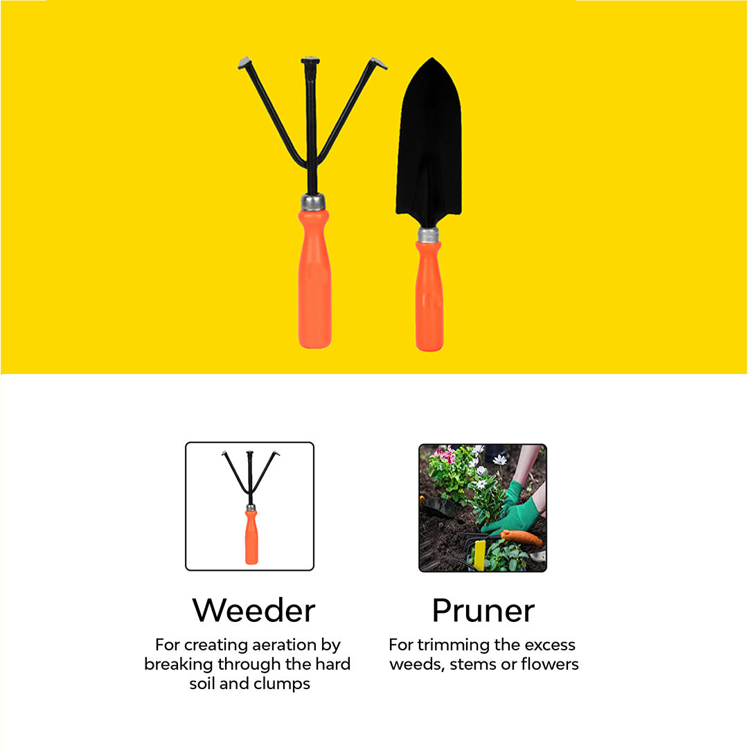 weeder and pruner combo set for gardening