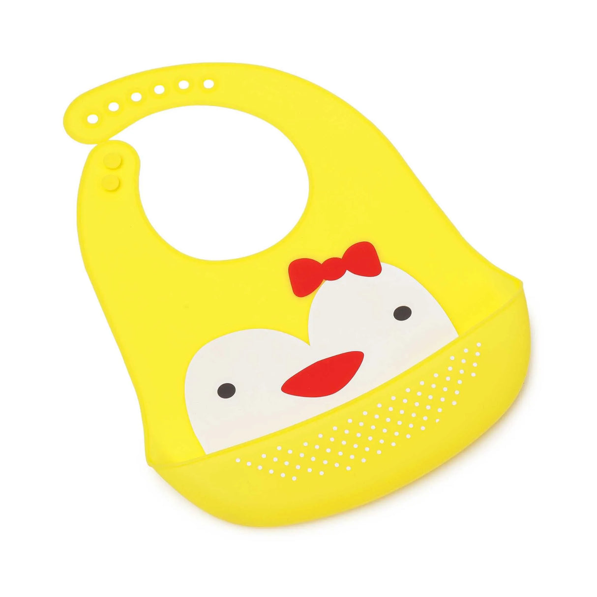 Baby Waterproof Silicone Bib with Pocket