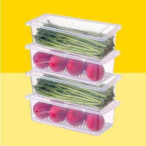 Set of 4 fridge storage box