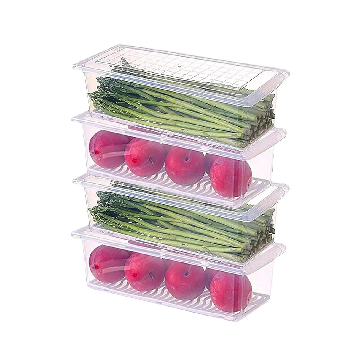 Fridge storage box for fruits and vegetables