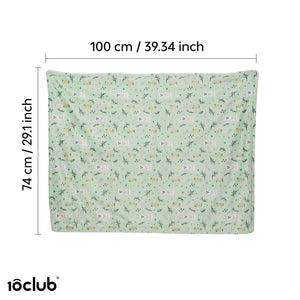 Reversible Printed Fleece Baby Blanket