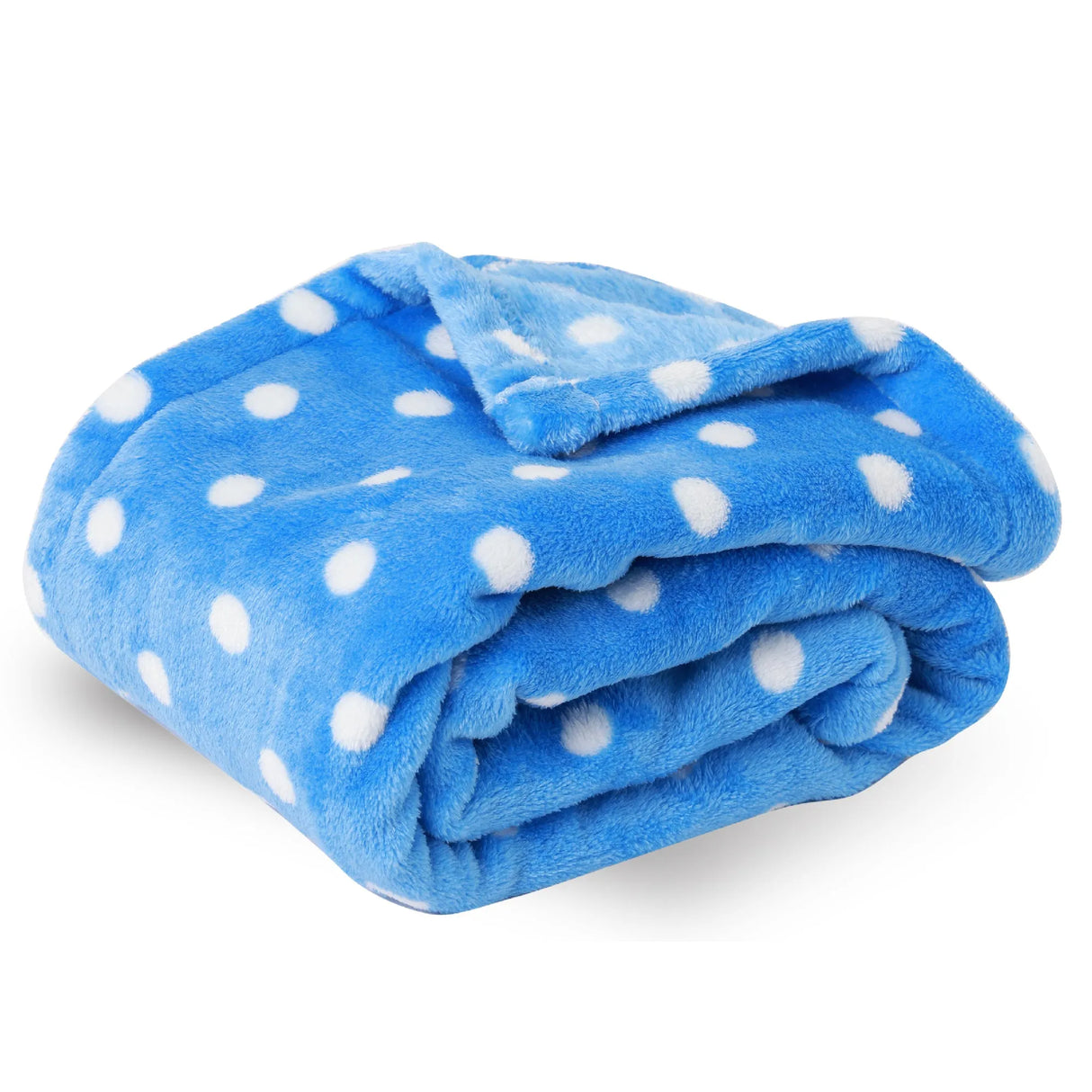 Polka Dot Fleece Baby Blanket