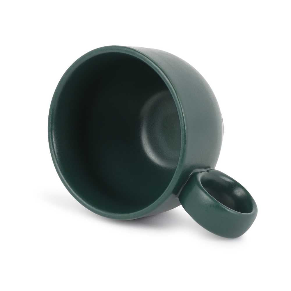 Ring Handle Ceramic Cup  | Set of 2