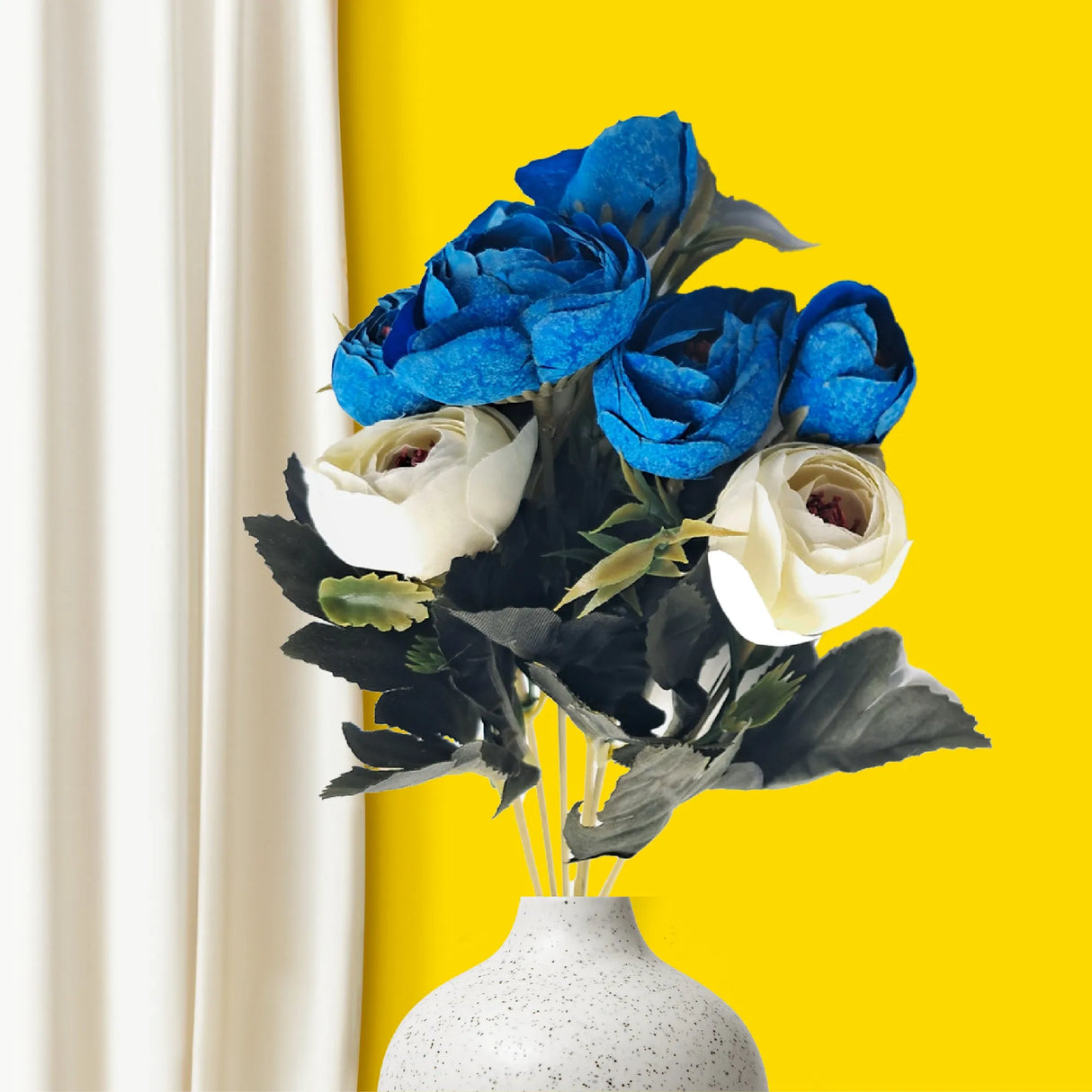 Twin Colour Peony Artificial Flowers